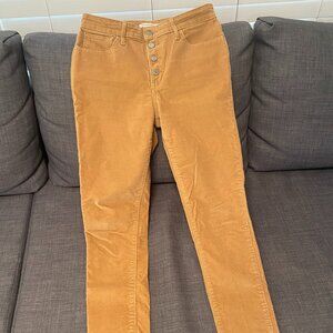 Button-front Levi Cords